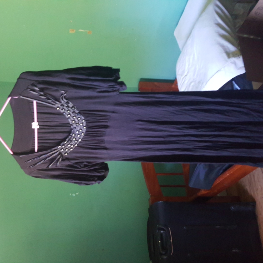Joie long black dress